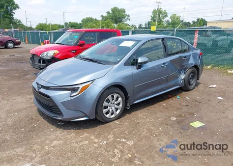 2025 Toyota Corolla Hybrid Le from USA, damaged, VIN JTDBCMFEXSJ047348